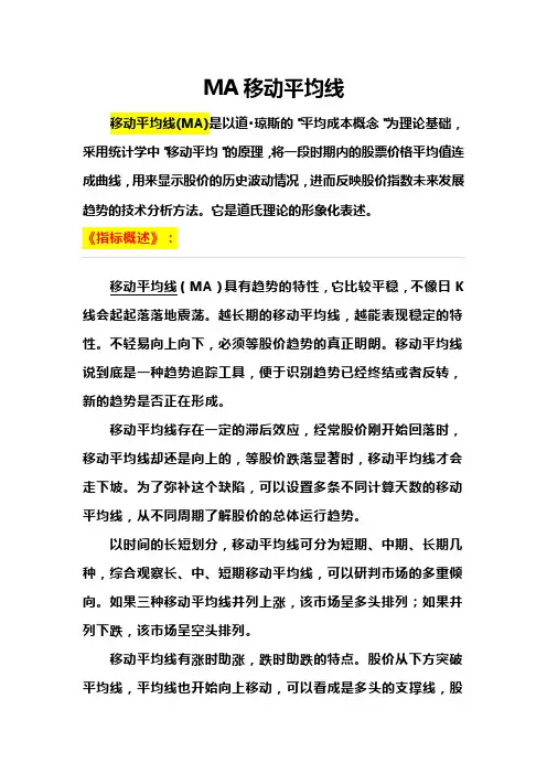 MA移动平均线