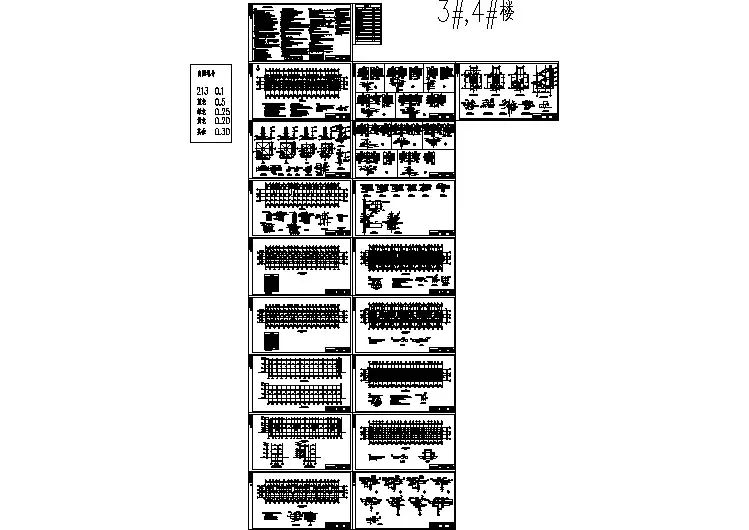 8度区3层框架钢结构施工结构全套图纸