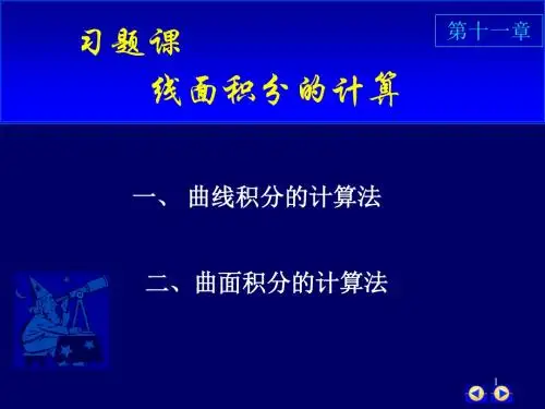 同济版大一高数第十一章习题课