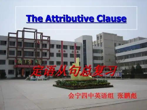 定语从句总复习(经典课件)
