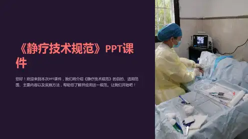 《静疗技术规范》课件