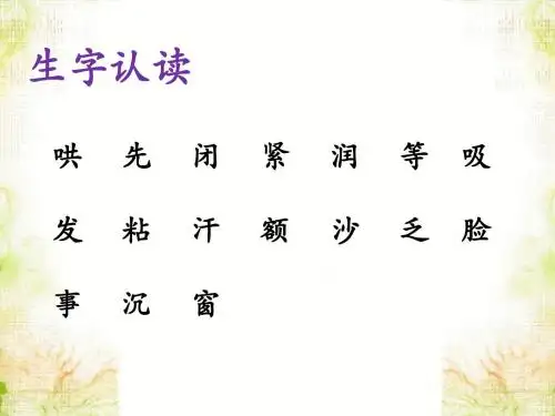 公开课《妈妈睡了》课件
