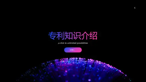 《专利知识介绍》ppt课件
