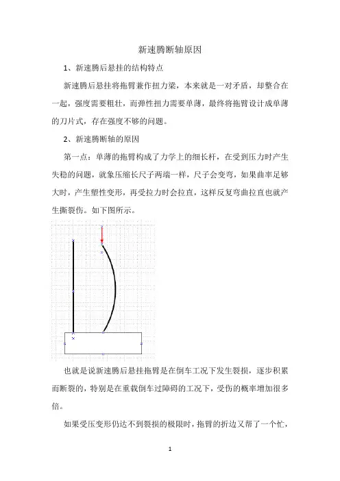 新速腾断梁揭秘
