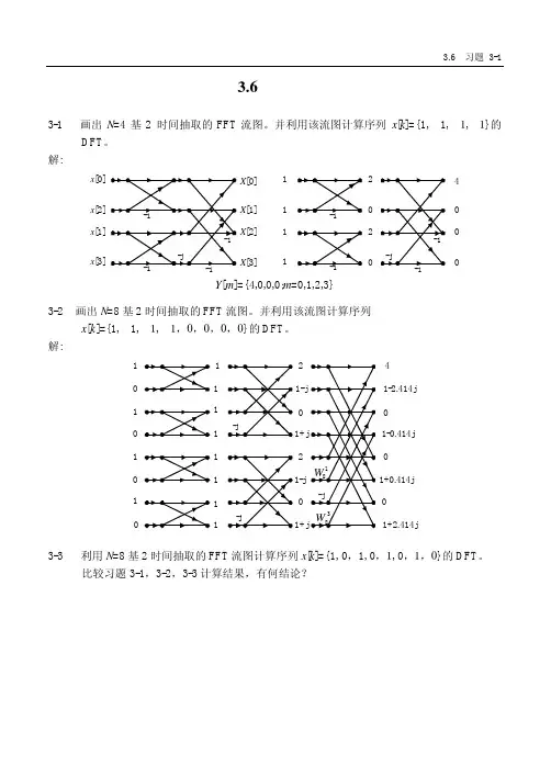 数字信号处理答案—陈后金(第一版)ch3