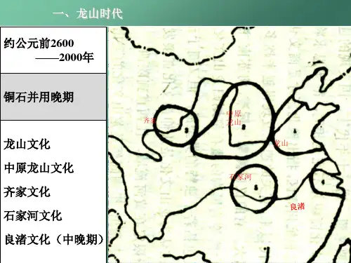 第二讲龙山时代与传说时代