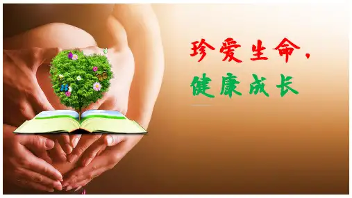 珍爱生命健康成长主题班会PPT课件