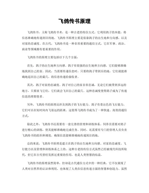 飞鸽传书原理