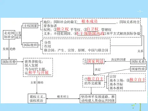 当代国际社会第8课走近国际社会课件新人教版必修2