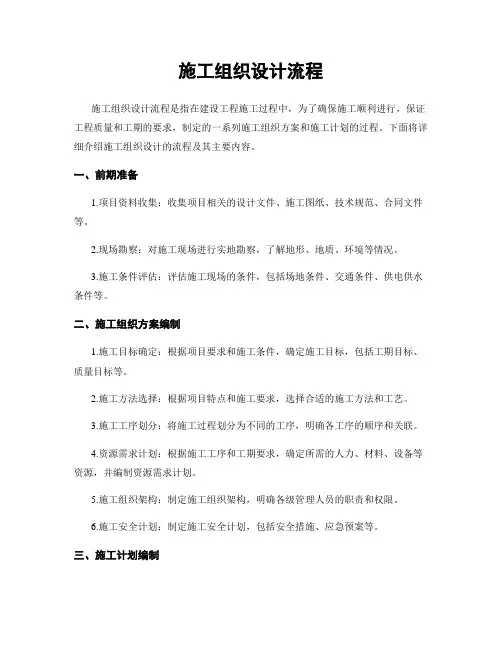 施工组织设计流程
