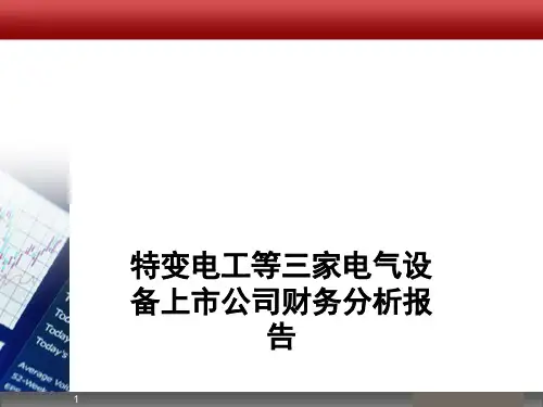 某上市公司财务分析报告(PPT 41页)