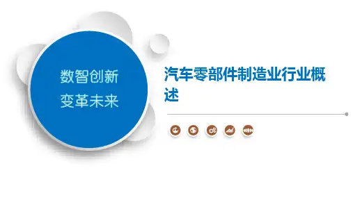 汽车零部件制造业行业概述