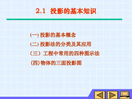 投影基本知识