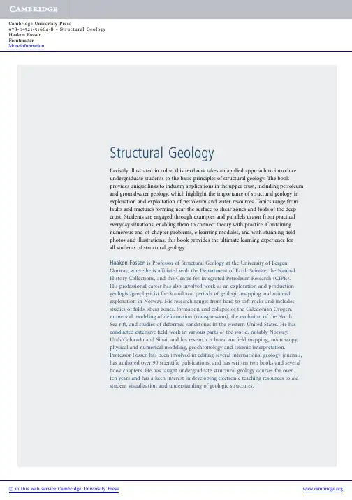 Structural Geology