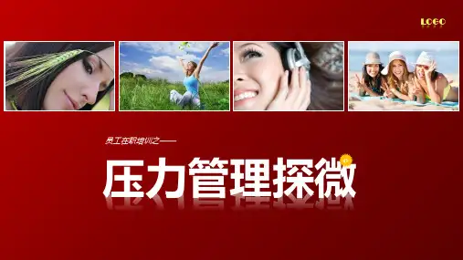 员工在职培训之压力管理ppt模板