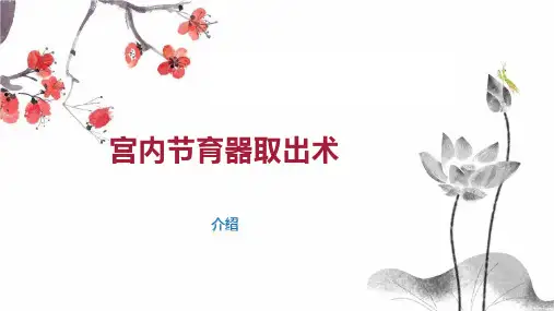 宫内节育器取出术