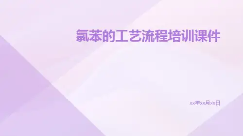 氯苯的工艺流程培训课件