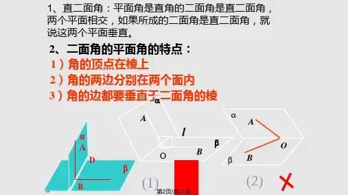 面面垂直的判定和性质.pptx