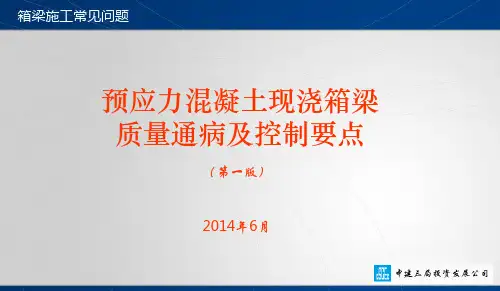 桥梁质量通病