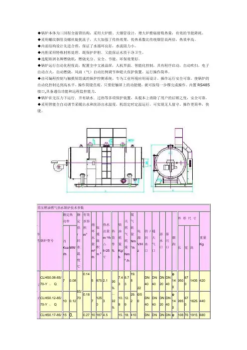 锅炉选型