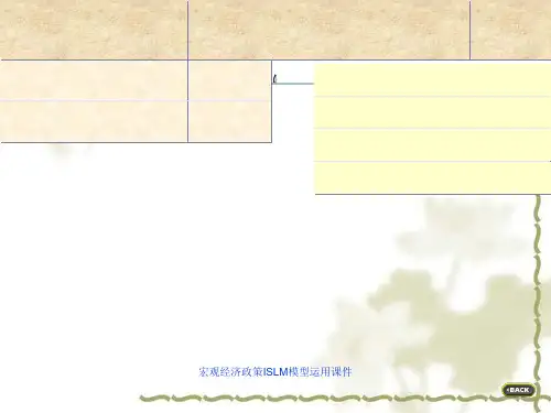 宏观经济政策ISLM模型运用课件