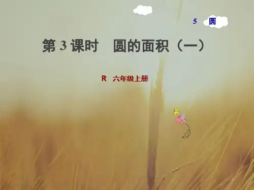 (赛课课件)人教版六年级上册语文《圆的面积(一)》(共36张PPT)