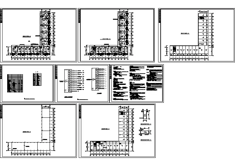 宿舍楼全套具体电气设计及施工CAD图纸