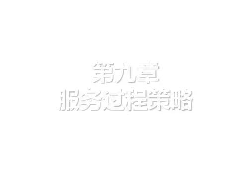服务过程策略PPT课件