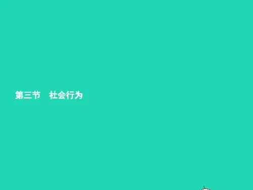 八年级生物上册第5单元生物圈中的其他生物第2章动物的运动和行为第3节社会行为课件新版新人教版