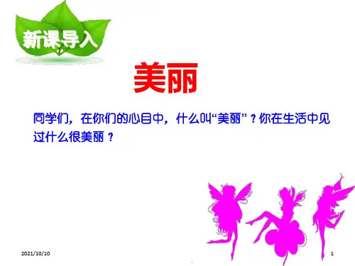 《跨越百年的美丽》课件最新完美版