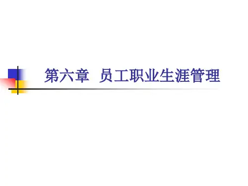 员工职业生涯管理.ppt