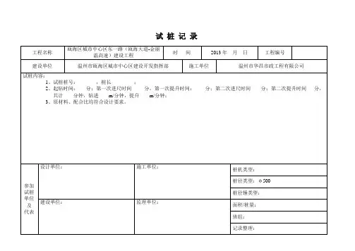 搅拌桩试桩记录.doc11