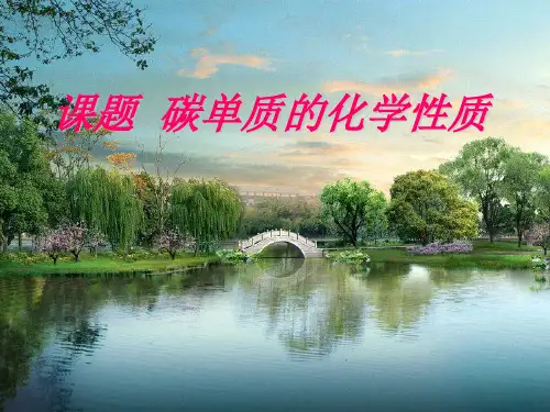 碳单质的化学性质