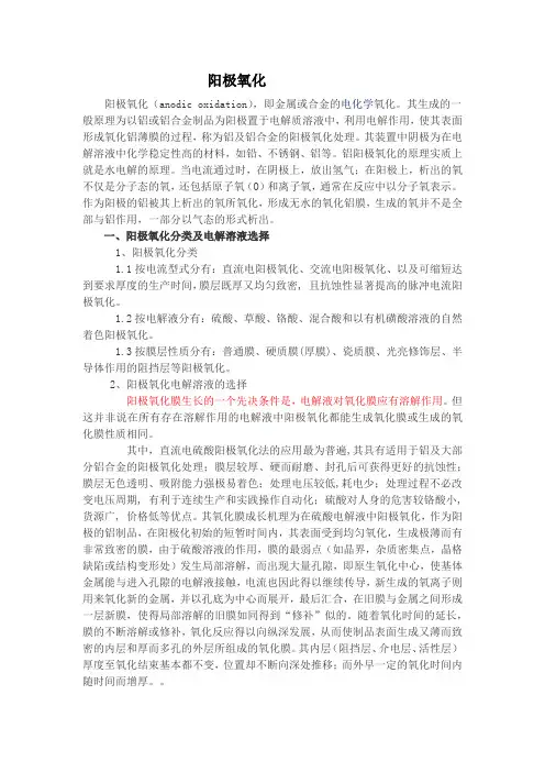 阳极氧化