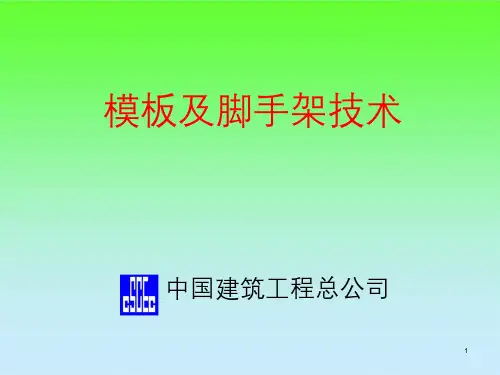 新型模板及脚手架技术培训讲义PPT347页
