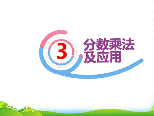 全国通用六年级下册数学培优课件6.3分数乘法及应用 (共9张PPT)