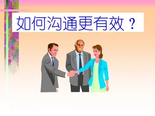 怎样沟通才更有效PPT课件( 23页)