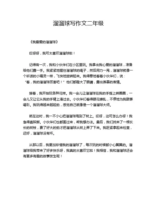 -溜溜球写作文二年级