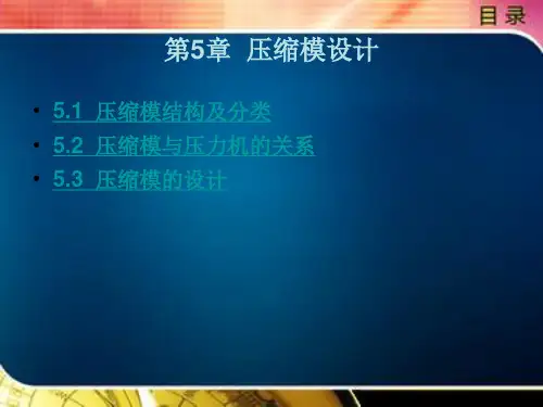 压缩模设计