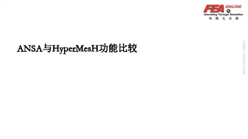 ANSA与Hypermesh功能比较2