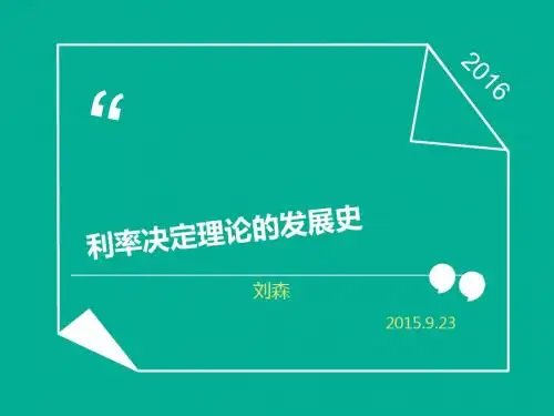 利率决定论