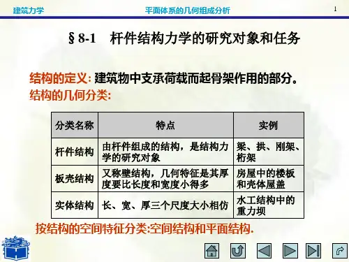 结构力学概论几何组成分析