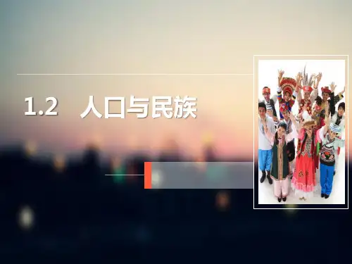 《人口与民族》ppt演示课件