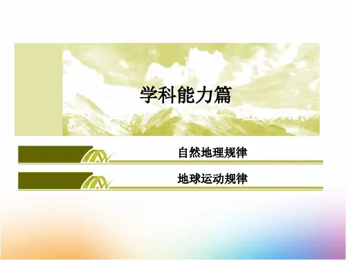 高三地理一轮复习精品课件24：核心考点 昼夜长短变化规律