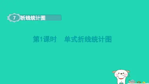 五年级数学下册第7单元折线统计图第1课时单式折线统计图课件新人教版