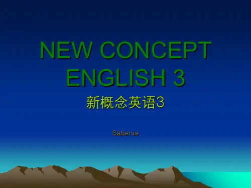 新概念英语NCE3_lesson01(共20页)课件