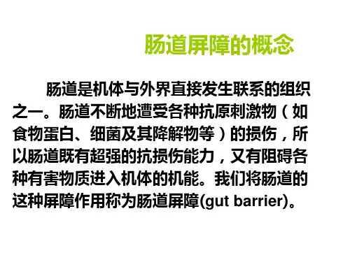 肠道屏障功能障碍PPT课件02