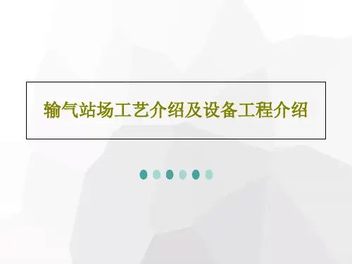 输气站场工艺介绍及设备工程介绍42页PPT