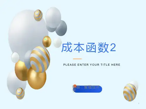 管理经济学第五章成本理论