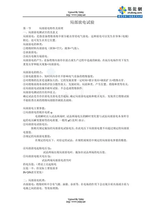 局部放电试验原理
